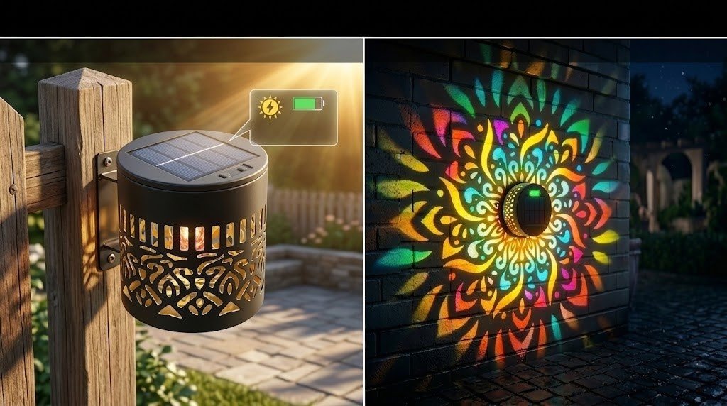 Solar Mandala Light in action