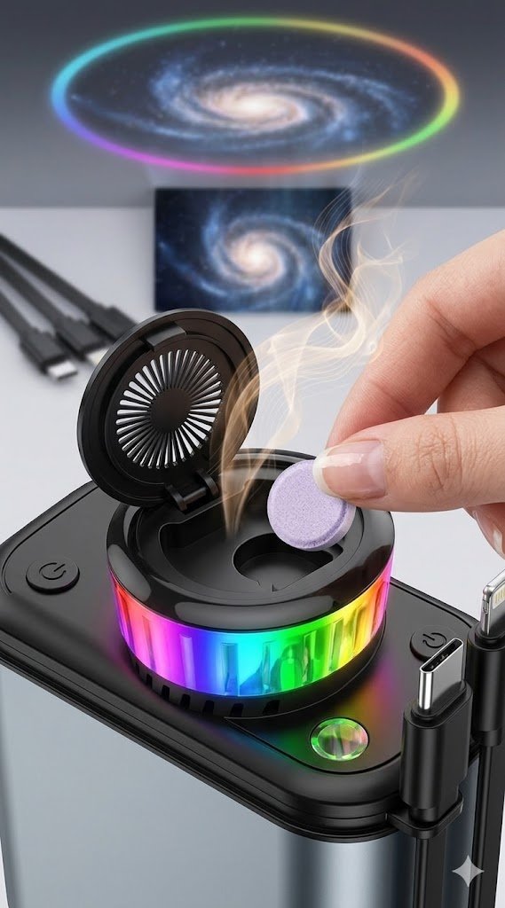 Built-in Car Air Freshener Diffuser